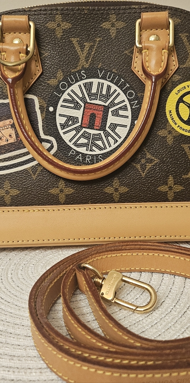 Louis Vuitton Alma BB World Tour Monogram Crossbody Bag - Picture 2 of 14